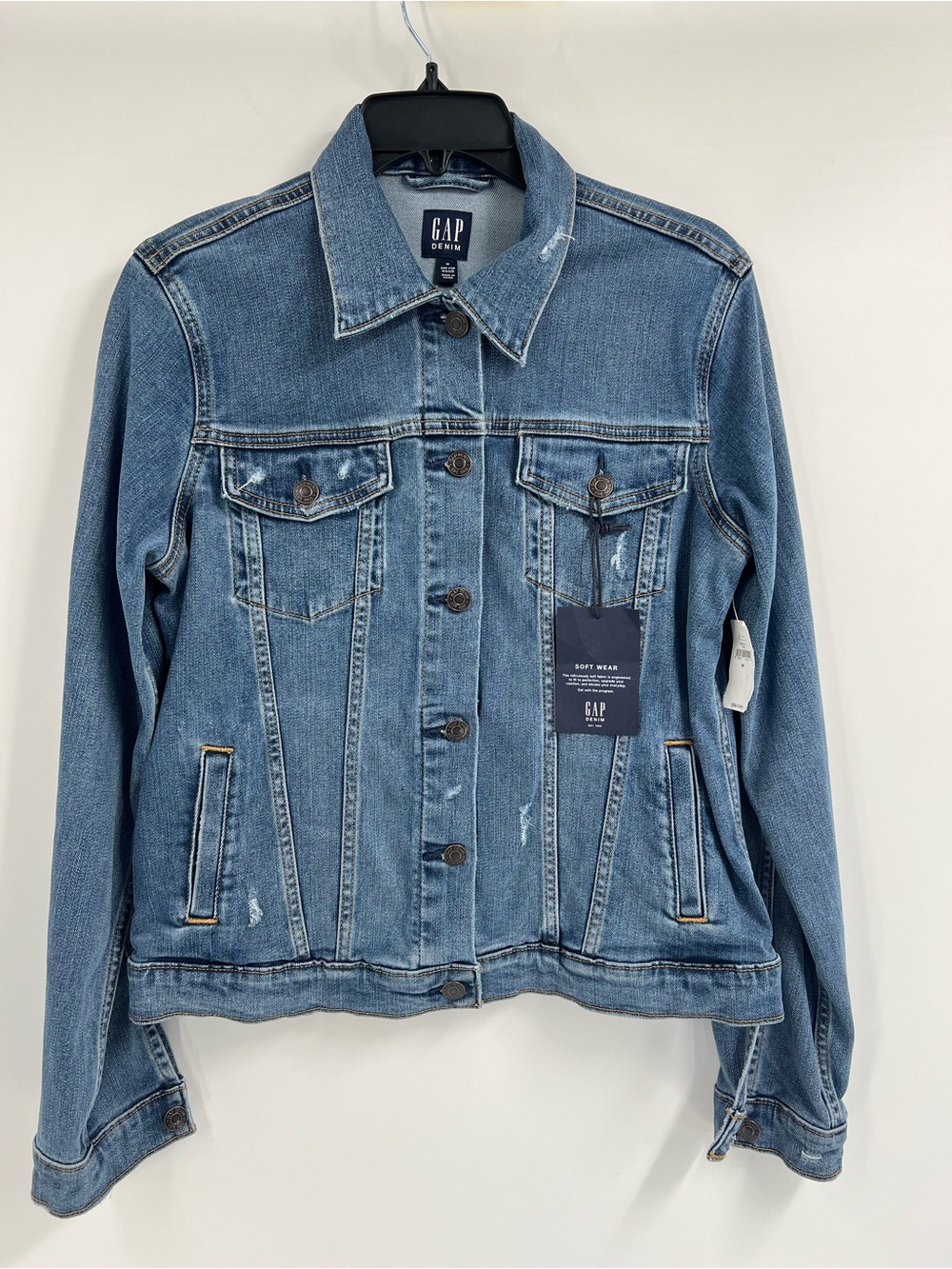 Gap Distressed Distressed Denim Jacket
Size Medium